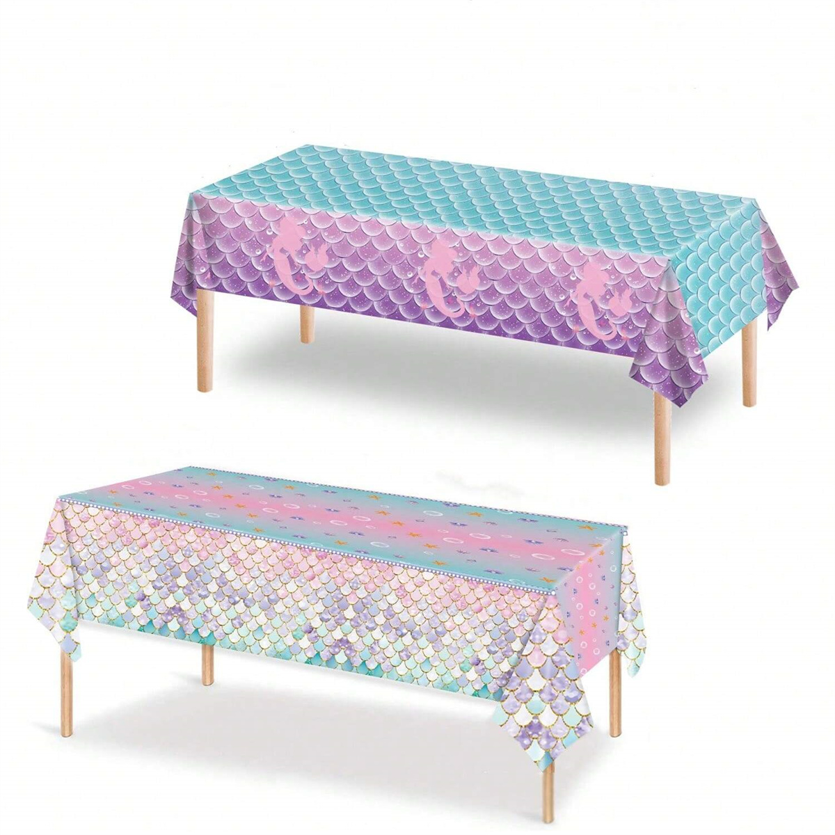 Table Cloth Disposable - Одноразовая скатерть из полиэтилена с дизайном