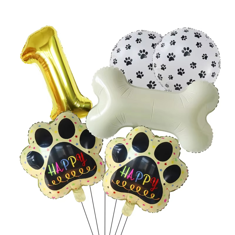 Let'S Party Event Supply - Золотые воздушные шары WOOF, принадлежности для