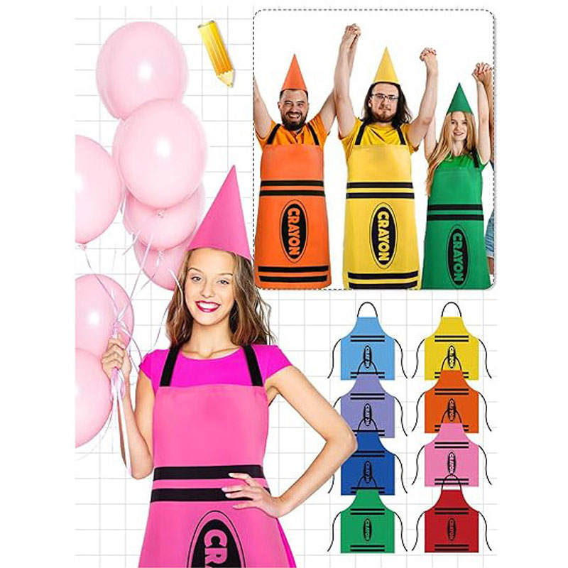 Party Hat Cone - Набор гномов с цветными карандашами -
