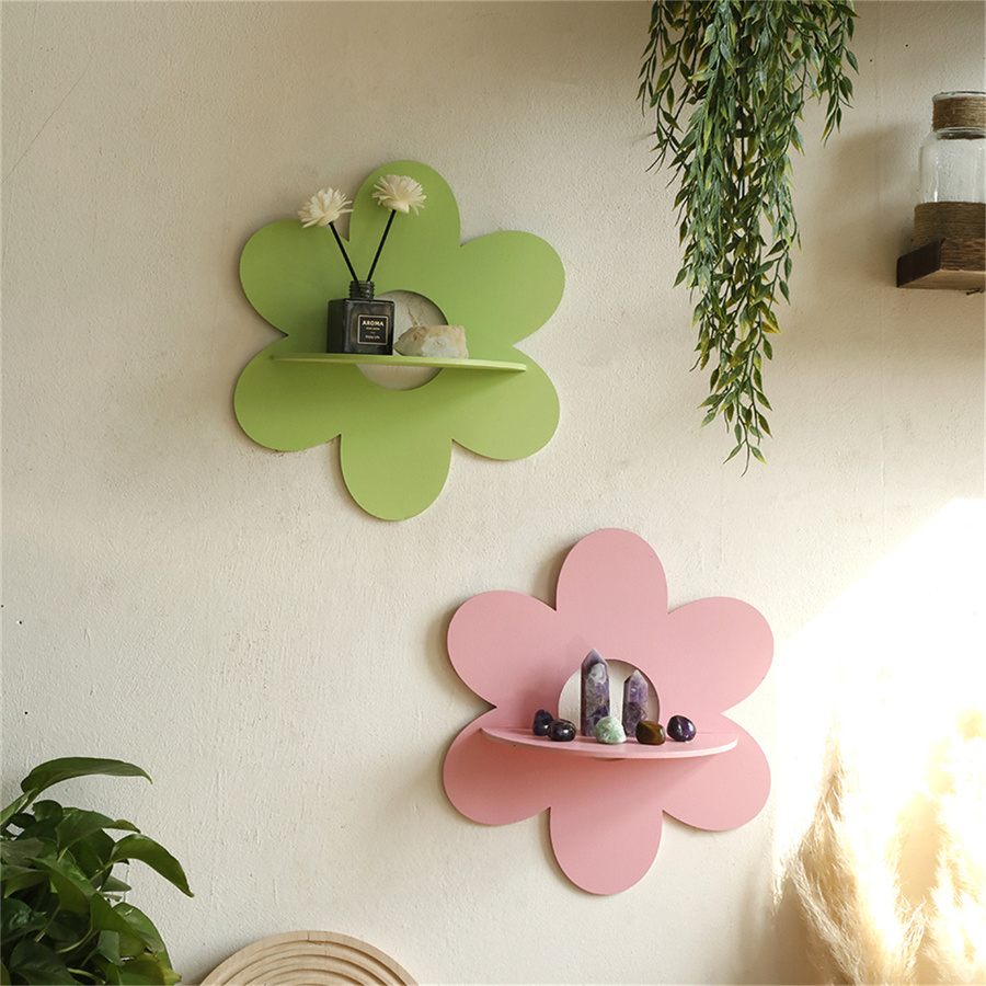 Flower Wall Panel - Стеллаж с цветами и кристаллами, витрина