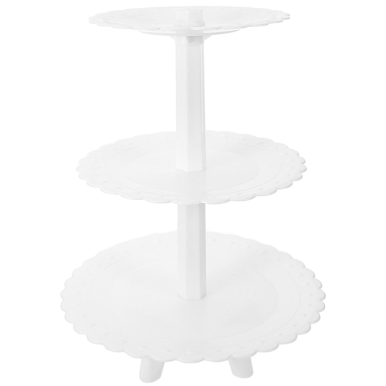 Cupcake Stand Tier - Трехъярусная пластиковая подставка для торта для