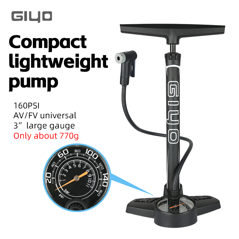 Balloon Pump Hand - GIYO 160PSI велосипедный напольный насос MTB