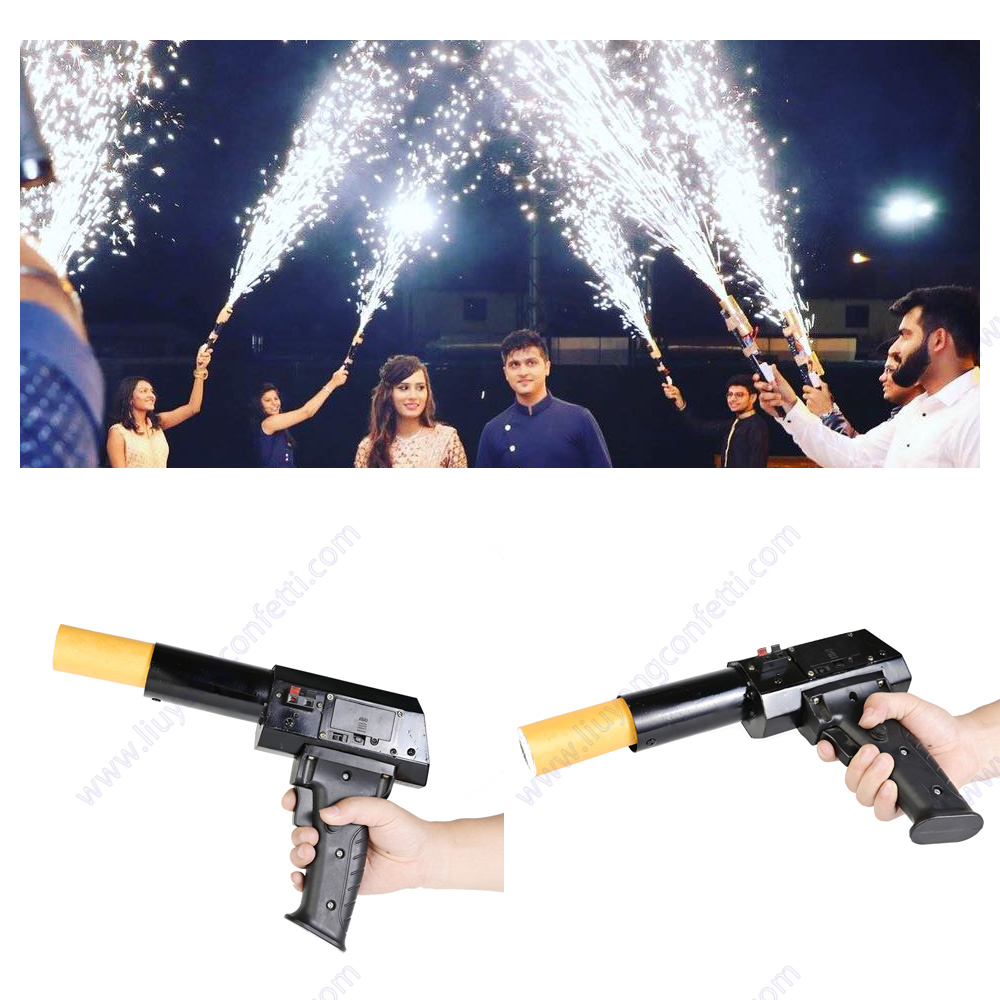 Confetti Cannon Tube - Холодный пиропистолет, ручной шутер, зажигание, вечеринка,