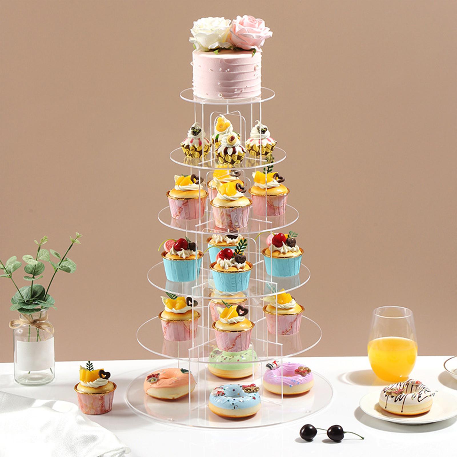 3/4/5 ярусная акриловая подста – обзор и цена Cupcake Stand Tier