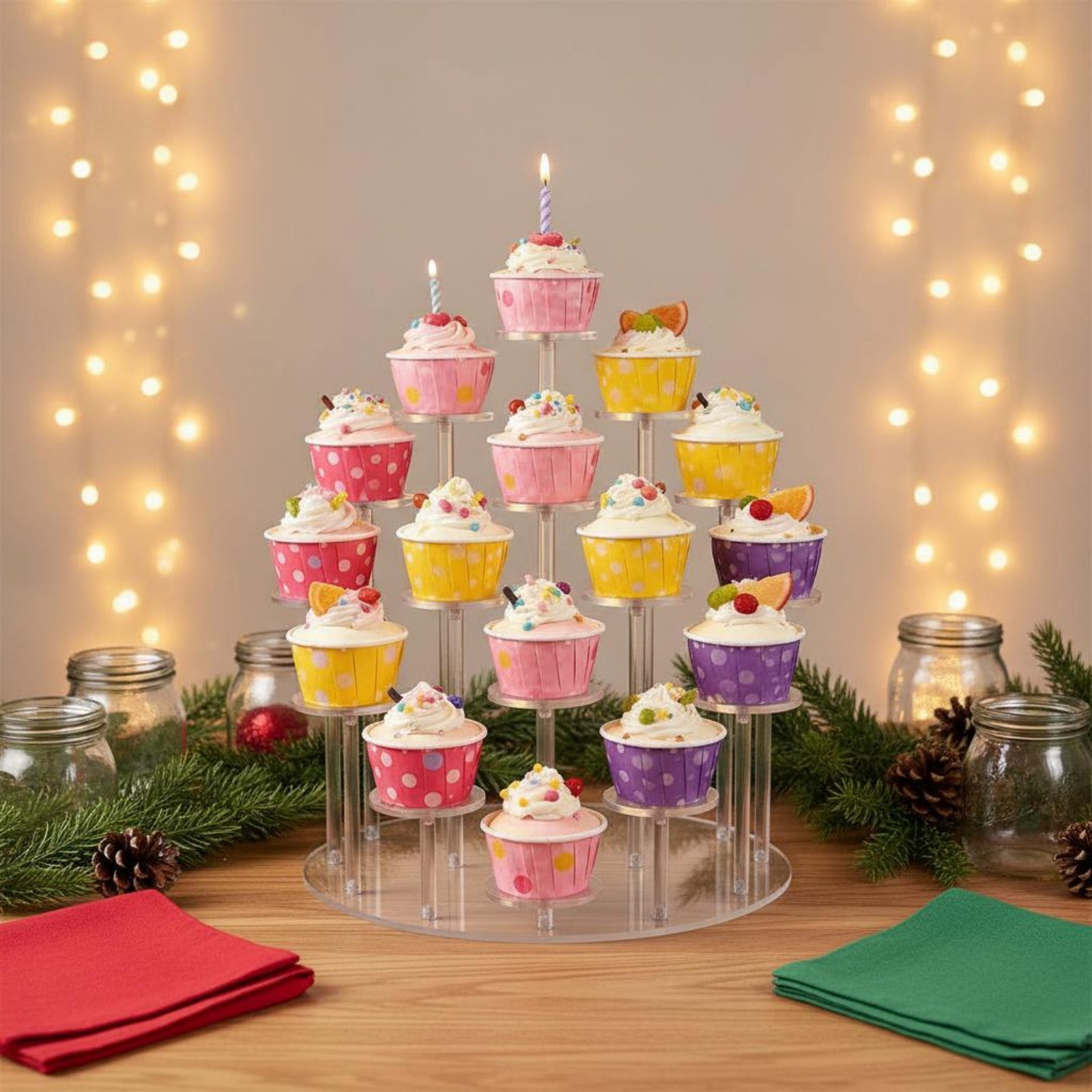 Акриловая подставка для кексов – обзор и цена Cupcake Stand Tier