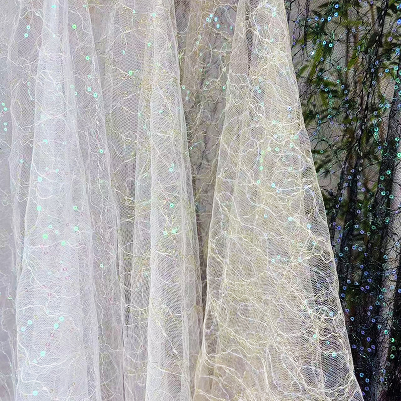 4-цветное французское тюлевое  – обзор и цена Glitter Tablecloth