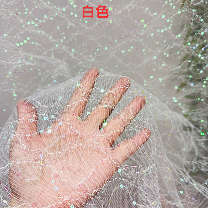 4-цветное французское тюлевое  – обзор и цена Glitter Tablecloth
