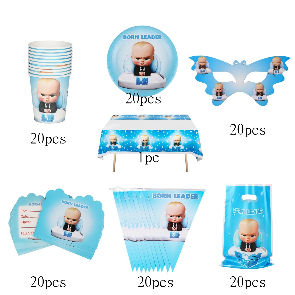 Набор для вечеринки «Милый мал – обзор и цена Table Cloth Disposable