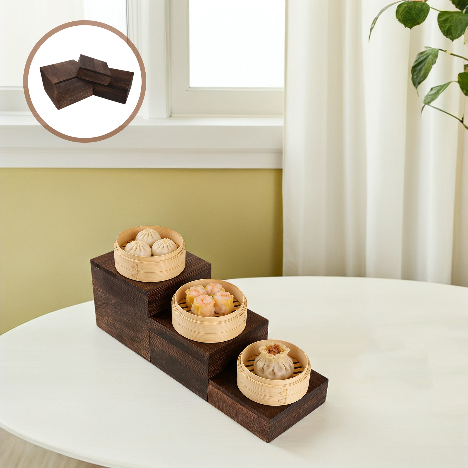Набор из 3 деревянных подставо – обзор и цена Cupcake Stand Tier