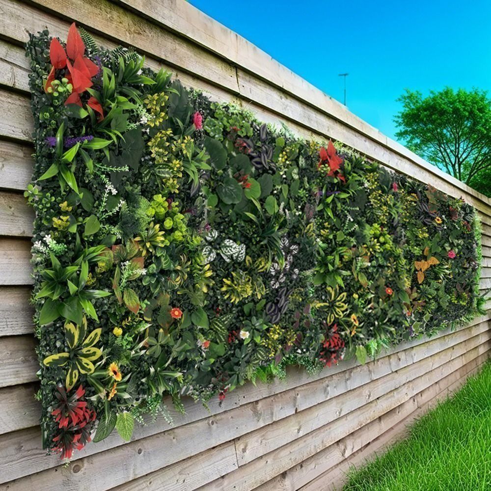 Искусственная панель для стены – обзор и цена Flower Wall Panel