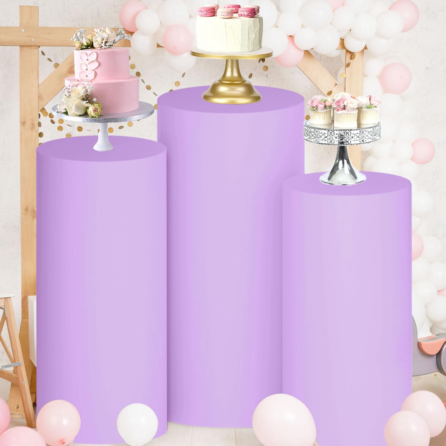 Фиолетовый чехол-цилиндр Yeele – обзор и цена Dessert Table Backdrop