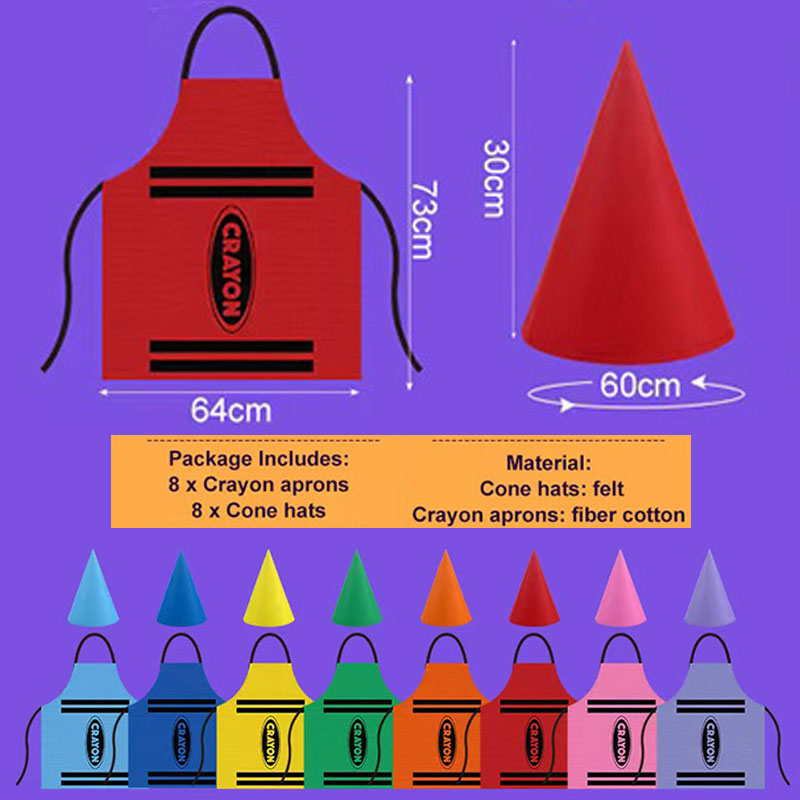 Набор гномов с цветными каранд – обзор и цена Party Hat Cone
