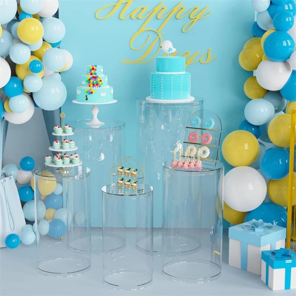 Набор из 3/5 белых цилиндричес – обзор и цена Dessert Table Backdrop