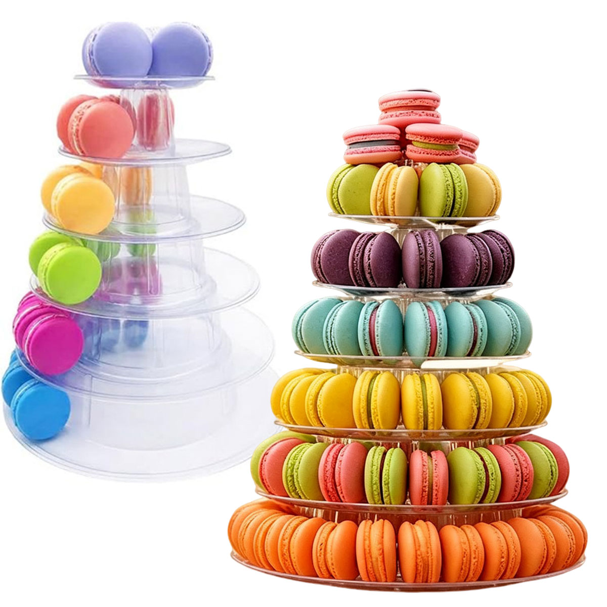 1 шт. 6-ярусная круглая пласти – обзор и цена Cupcake Stand Tier