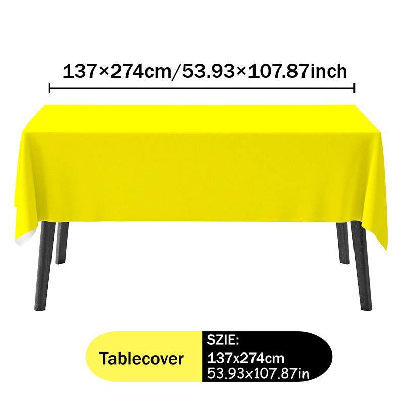 Желтый набор скатертей и салфе – обзор и цена Table Cloth Disposable