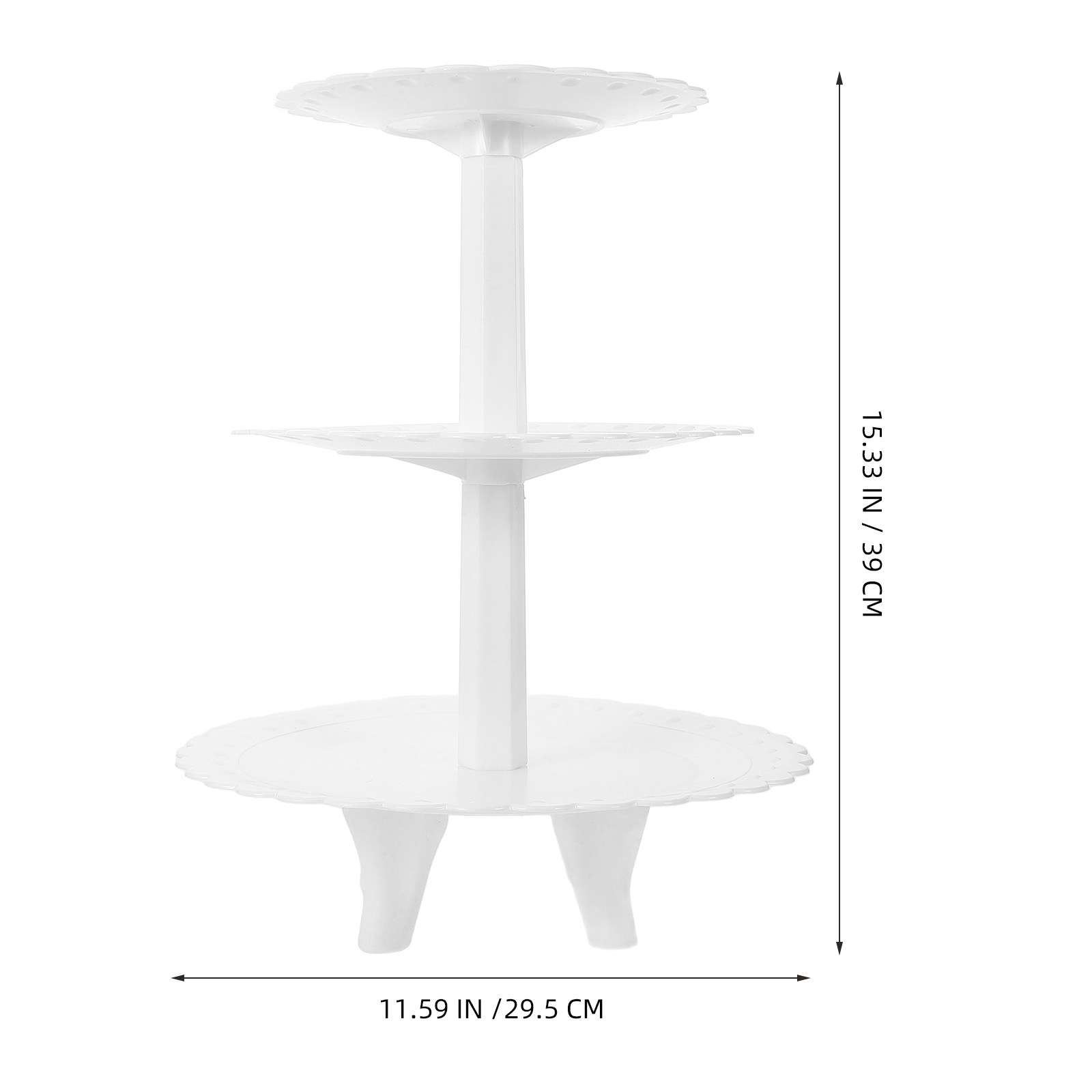 Трехъярусная пластиковая подст – обзор и цена Cupcake Stand Tier