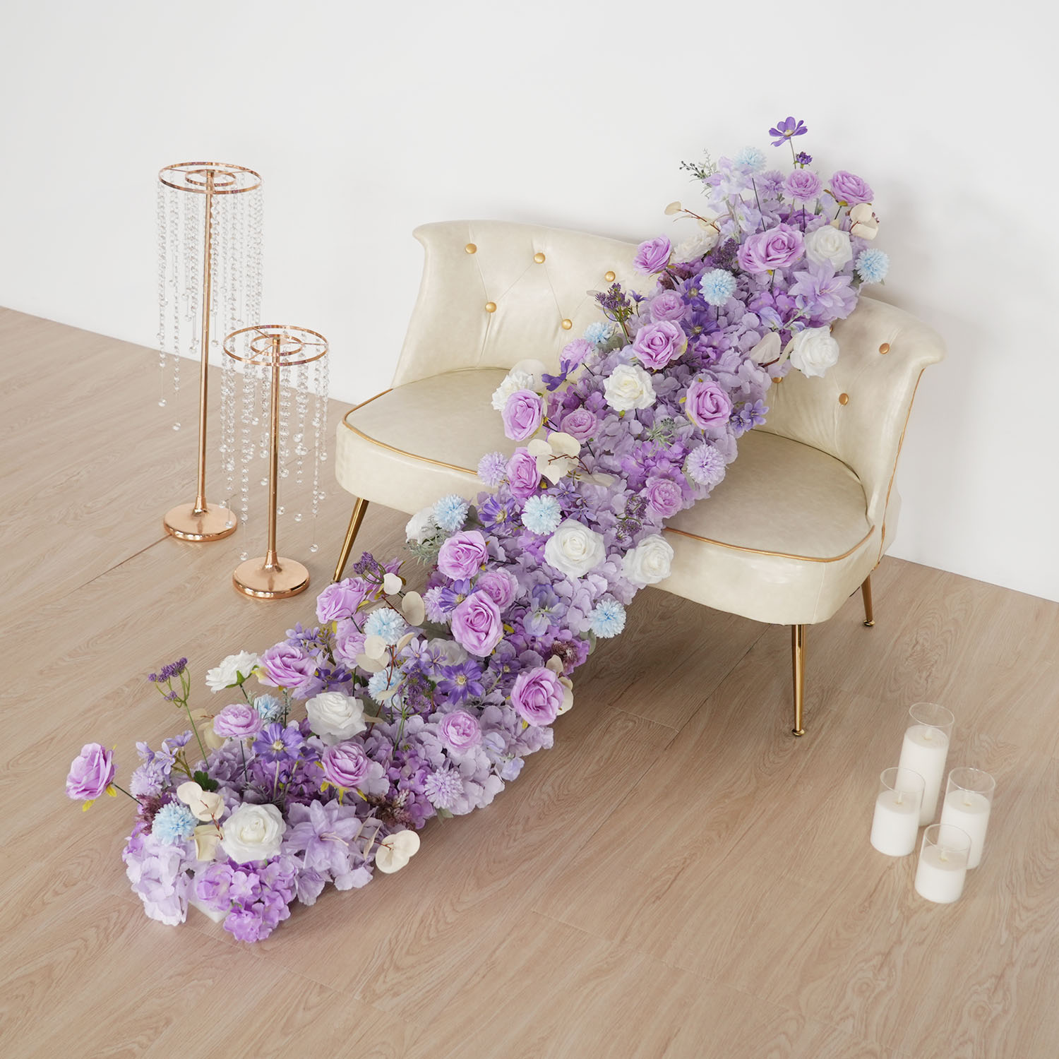 Uflower Фиолетовые Искусственн – обзор и цена Flower Wall Panel