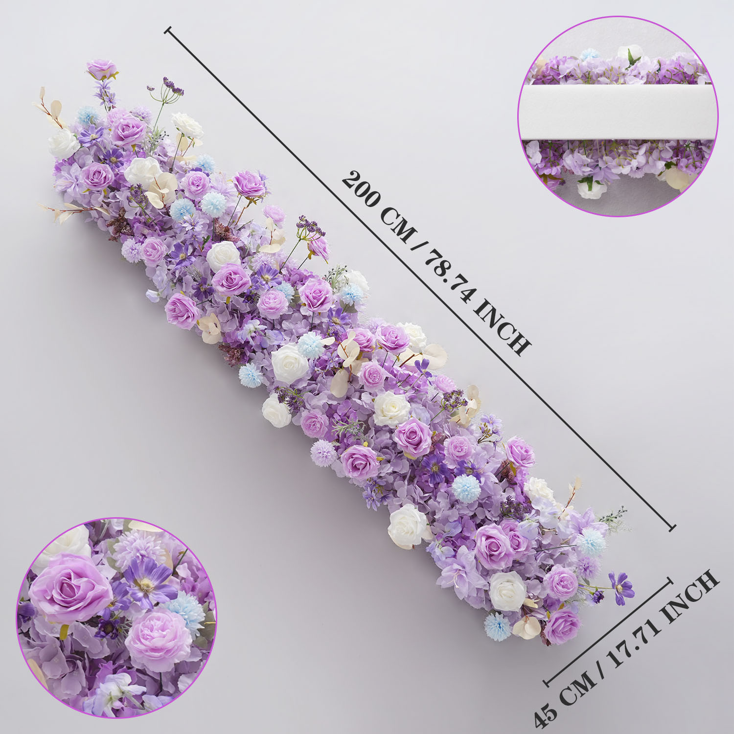 Uflower Фиолетовые Искусственн – обзор и цена Flower Wall Panel