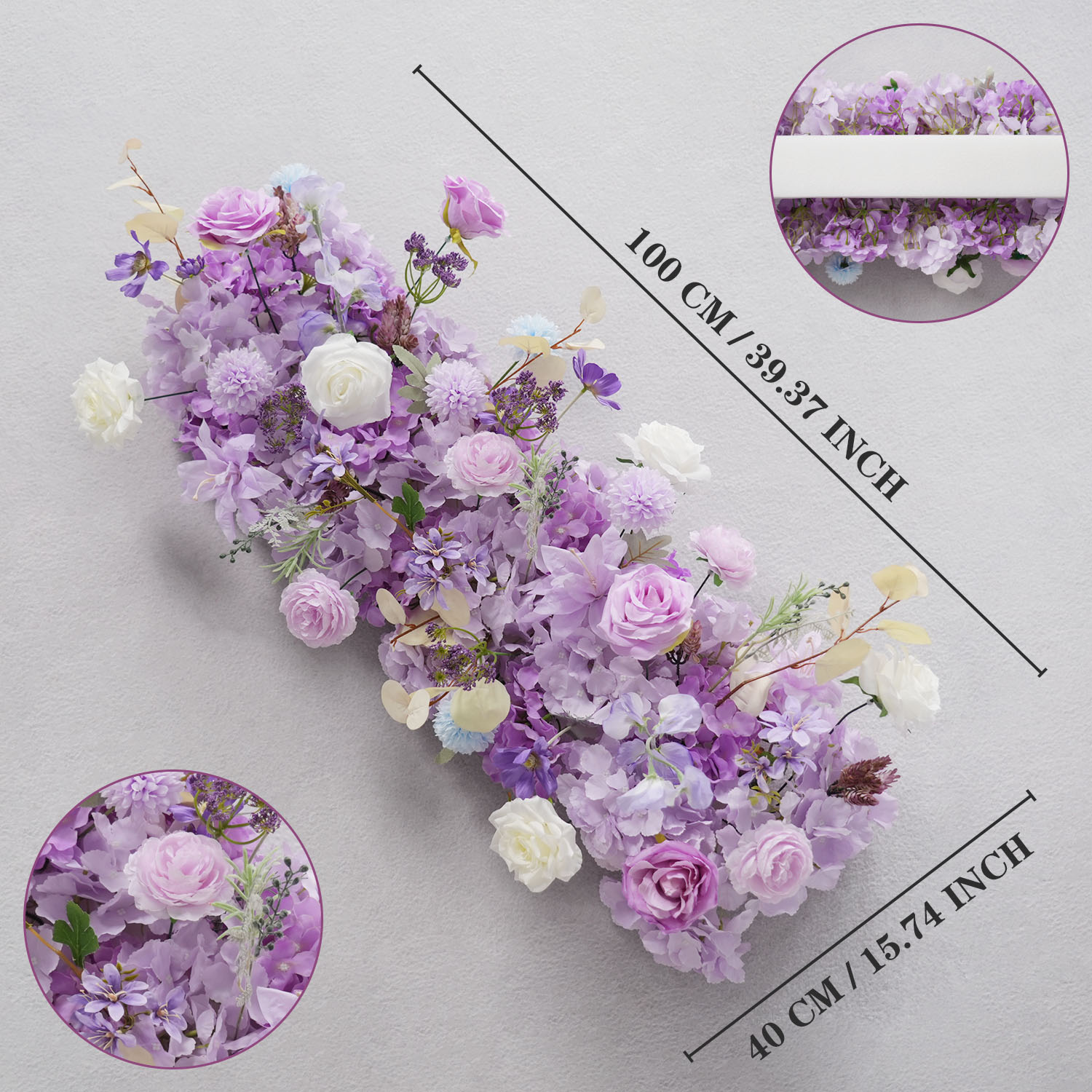 Uflower Фиолетовые Искусственн – обзор и цена Flower Wall Panel