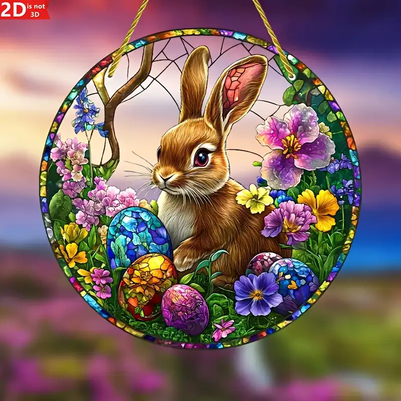 2 шт., пасхальный кролик, витр – обзор и цена Flower Wall Panel